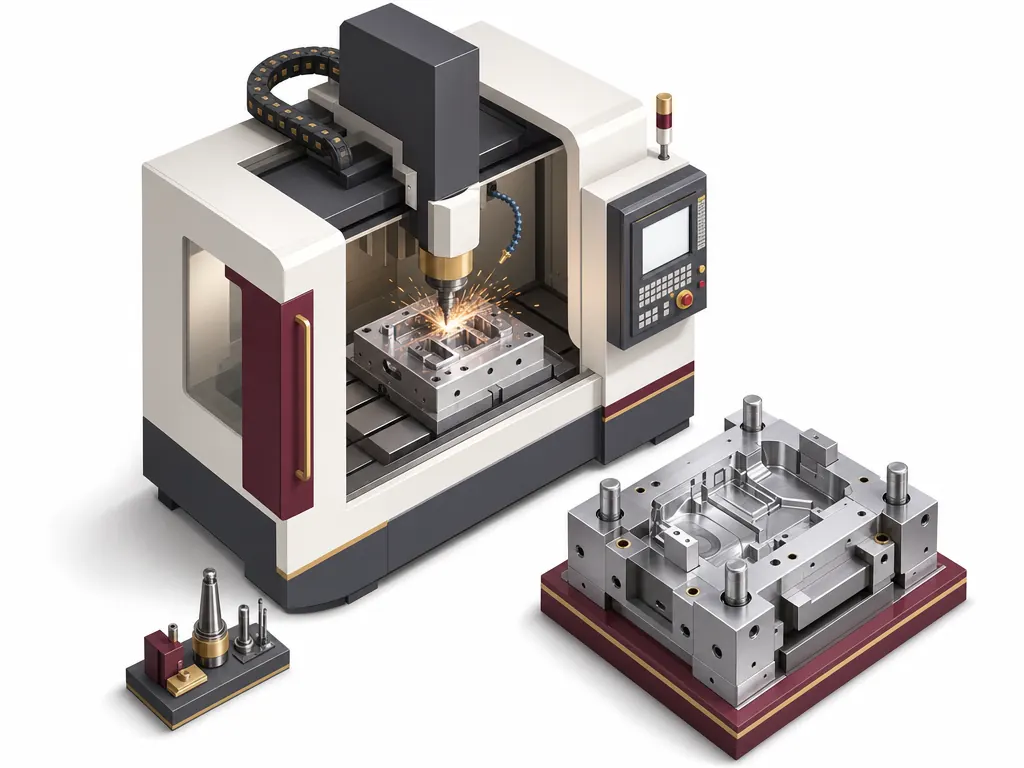 Mould development and tooling illustration