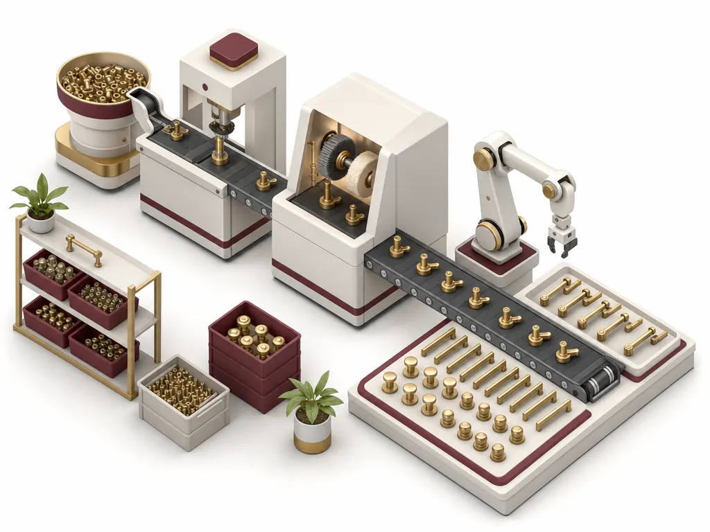 Sample production and manufacturing illustration